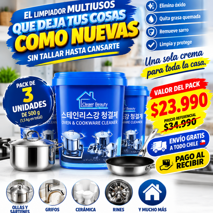 Pack 3 Limpiador Multiusos Elimina Óxido y Grasa - SoloMarket