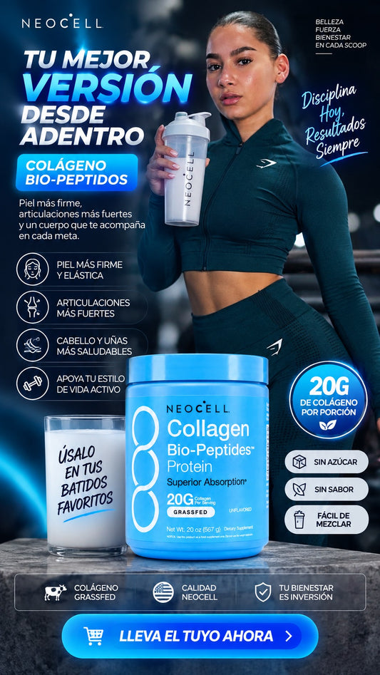 Neocell Colágeno Bio-Péptidos en Polvo - Absorción Superior - SoloMarket