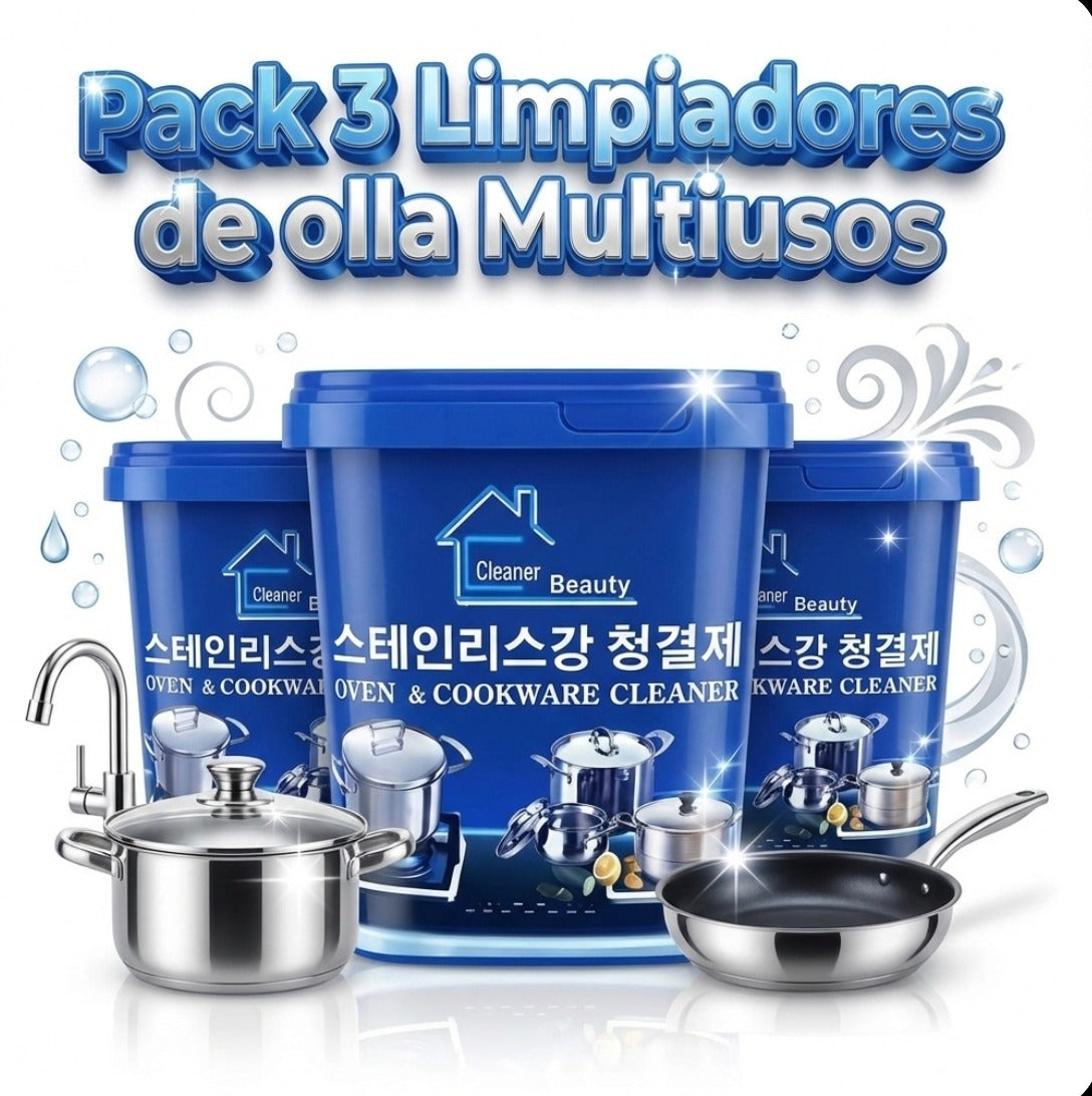 Pack 3 Limpiador Multiusos Elimina Óxido y Grasa - SoloMarket