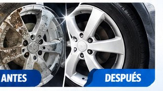 Antes y después en rin