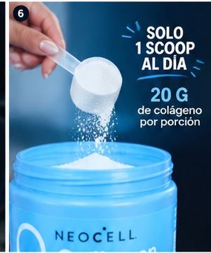 Solo 1 scoop al día, 20 g de colágeno por porción